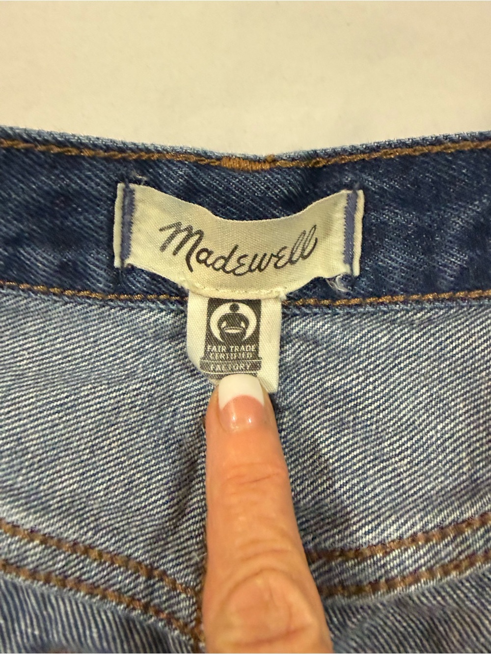 Madewell Baggy Straight Jeans Size 27 Medium Wash High Rise Denim - Picture 6 of 14